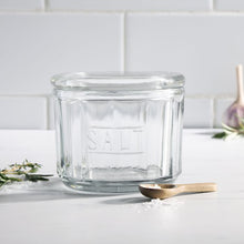 Load image into Gallery viewer, Eltham Glass Salt Jar with Scoop