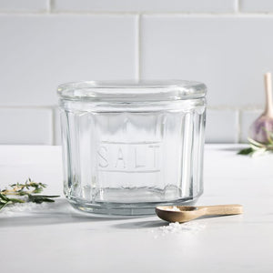 Eltham Glass Salt Jar with Scoop