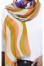 Load image into Gallery viewer, Gamma Scarf | Peach Purple