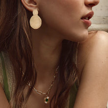 Load image into Gallery viewer, Gold Horizon Hoops