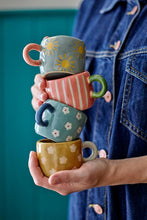 Load image into Gallery viewer, Nini Cup | Blue Floral Stoneware