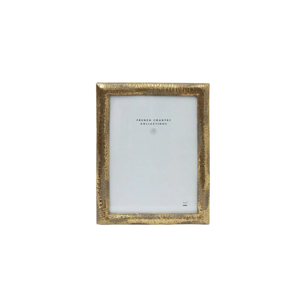 Hammered Gold Photo Frame