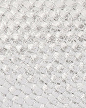 Load image into Gallery viewer, Lucia Woven Oval Clutch | Silver