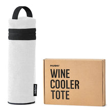 Load image into Gallery viewer, Huski Wine Cooler Tote | White