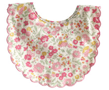 Load image into Gallery viewer, Scallop Bib | Rose Garden