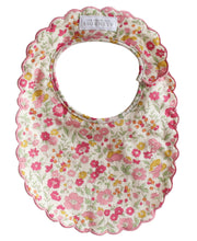 Load image into Gallery viewer, Scallop Bib | Rose Garden