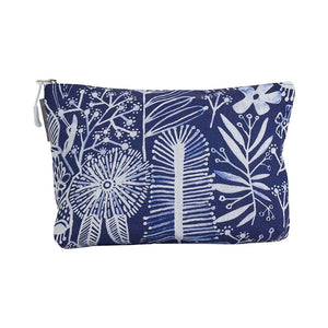 Linen Cosmetic Bag | Navy Natives