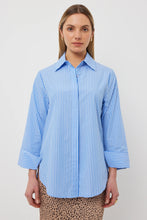 Load image into Gallery viewer, Mark Shirt | Blue Stripe