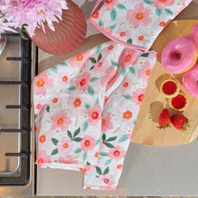 Load image into Gallery viewer, Linen Tea Towel | Meadow Blush