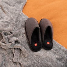Load image into Gallery viewer, Cosy Men&#39;s Sherpa Slippers | Charcoal