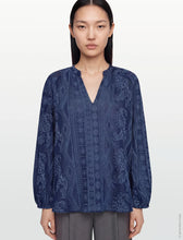 Load image into Gallery viewer, Gata Allo Blouse | Crown Blue
