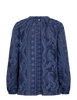 Gata Allo Blouse | Crown Blue
