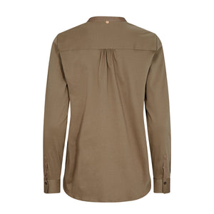 Jovie Jersey Blouse | Tan