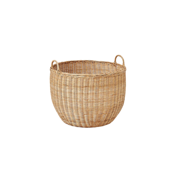 Round Rattan Basket | Natural