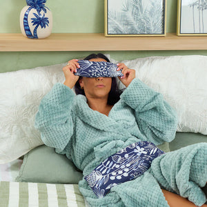 Linen Heat Pillow | Navy Natives