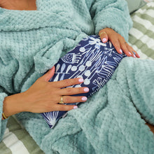 Load image into Gallery viewer, Linen Heat Pillow | Navy Natives