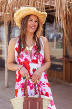 Load image into Gallery viewer, Flower Dress | White &amp; Pink