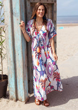 Load image into Gallery viewer, Rosa Dress | Long Blue Bird