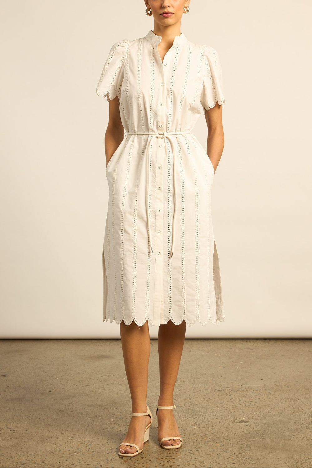 Portside Dress | Porcelain