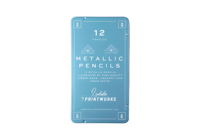 Colour Pencils (Set Of 12) | Metallic