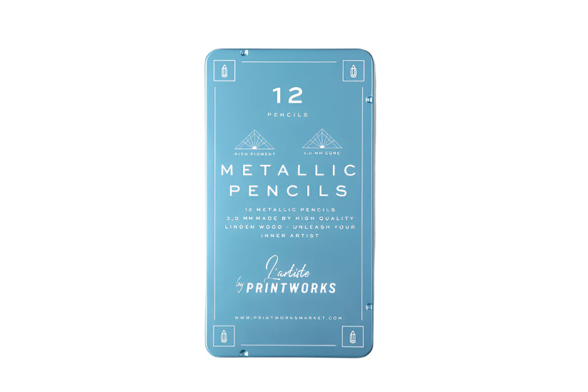 Colour Pencils (Set Of 12) | Metallic