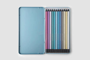 Colour Pencils (Set Of 12) | Metallic