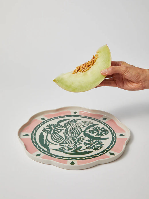 Chino Sol Bird Platter | Green