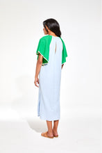 Load image into Gallery viewer, Zephyr Beth Dress | Green &amp; Blue