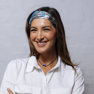 Satin Scarf | Blue