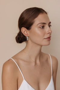 Louise Multi Blue Topaz Drop | Gold