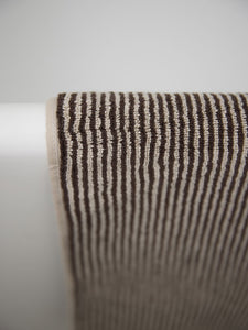 Stripe Cotton Bath Mat | Cocoa/Bone