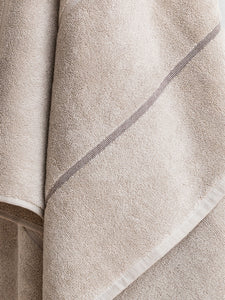 Pia Cotton Hand Towel | Oat/Multi