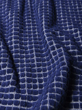 Load image into Gallery viewer, Nero Cotton Hand Towel | Cobalt/Cream