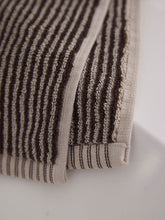 Load image into Gallery viewer, Stripe Cotton Bath Mat | Cocoa/Bone