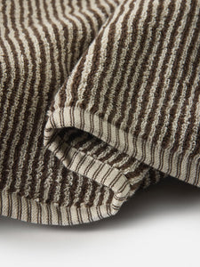 Stripe Cotton Bath Mat | Cocoa/Bone
