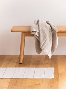 Pia Cotton Bath Mat | Oat/Multi