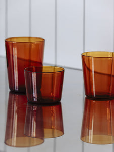 Glass Tumbler 250ml | Amber