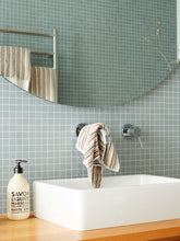 Load image into Gallery viewer, Alice Cotton Bath Towel | Moss/Multi