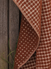 Load image into Gallery viewer, Nero Cotton Face Cloth | Paprika/Cream