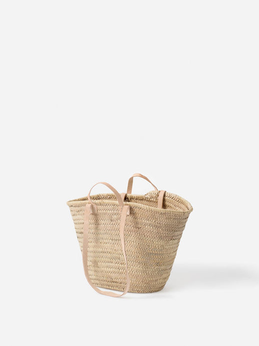 Moroccan Basket w/Long Handles