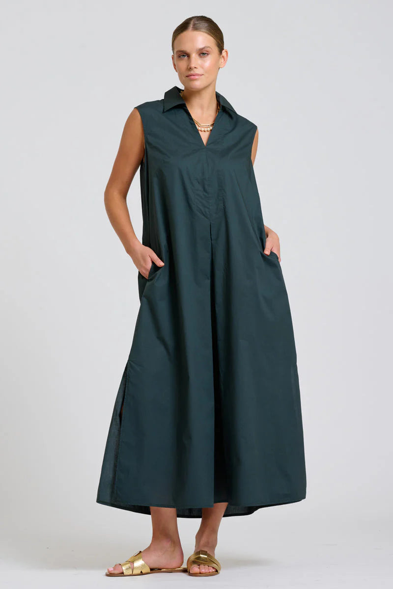 The Freya Shirt Dress | Slate