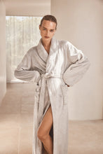 Load image into Gallery viewer, Desiré Grey Long Plush Robe