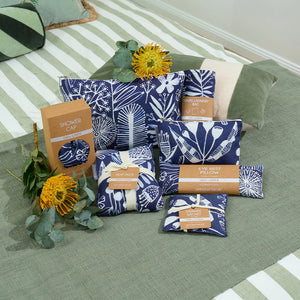 Linen Cosmetic Bag | Navy Natives