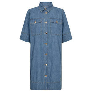 Soll Denim Dress | Mid Blue