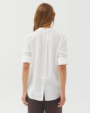 Load image into Gallery viewer, Split Back Button Down Shirt | White