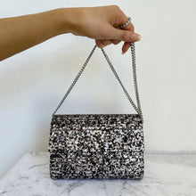 Load image into Gallery viewer, Stacer Acrylic Foldover Clutch | Black