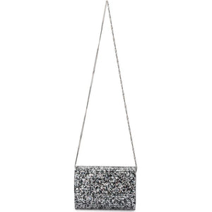 Stacer Acrylic Foldover Clutch | Black