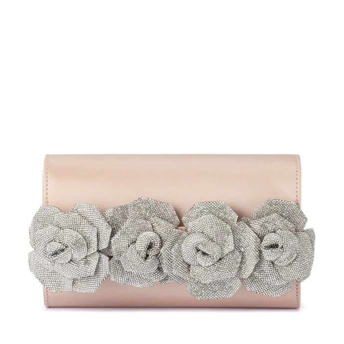 Stella Rosette Clutch | Natural
