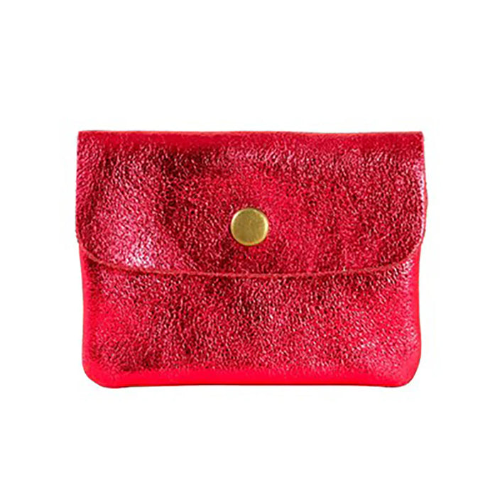 Coin Purse | Metallic Cherry