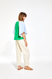 Lita Zephyr Top | Green & Blue